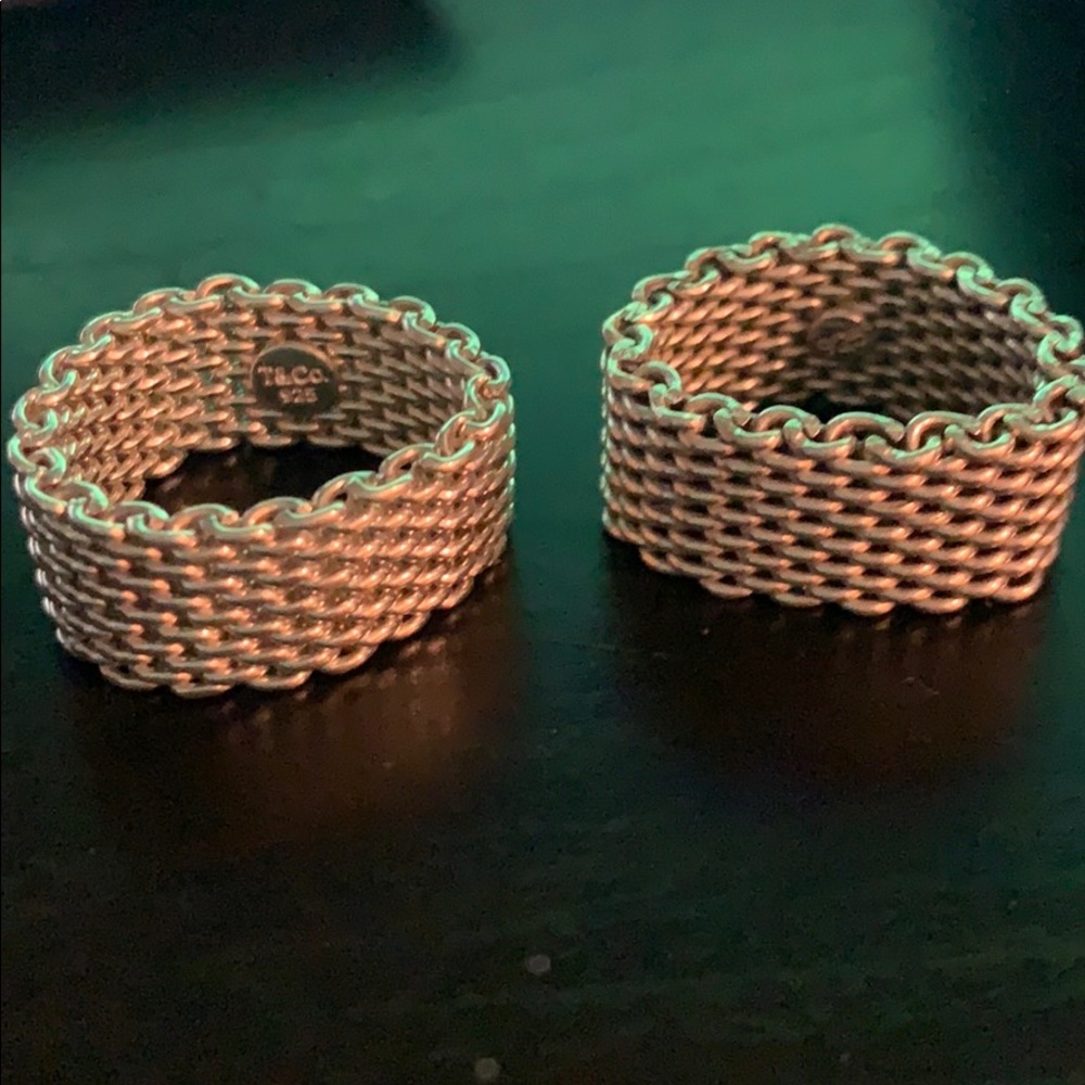 2 Tiffany & Co Mesh Rings